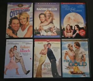 Matthew McConaughey/Kate Hudson/Goldie Hawn DVD Lot of 6 RomCom/Drama/Action
