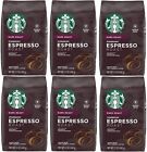 Starbucks Espresso Roast Dark Roast Whole Bean Coffee, 12 Ounce (Pack Of 6)