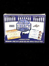 New Listing2023 Leaf Bronx Legacy Baseball Factory Sealed Hobby Box 4 Cards Per Box