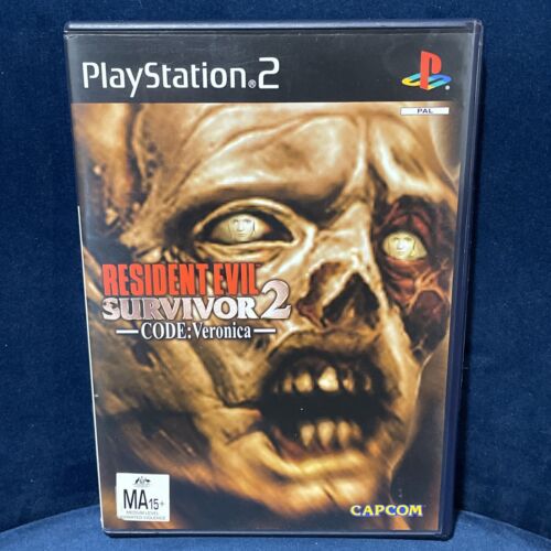 Resident Evil Survivor 2 Code Veronica Sony Playstation 2 PS2 Game. Free Track.