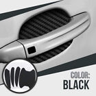 4Pcs Black Car Door Handle Bowl Sticker Protector Anti Scratch Cover Accessories (For: More than one vehicle)