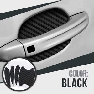 4Pcs Black Car Door Handle Bowl Sticker Protector Anti Scratch Cover Accessories (For: 2006 Mazda 6)