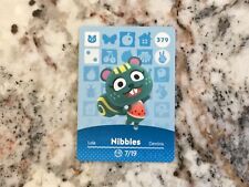 NIBBLES 379 Animal Crossing Amiibo Authentic Nintendo Mint Card From Series 4