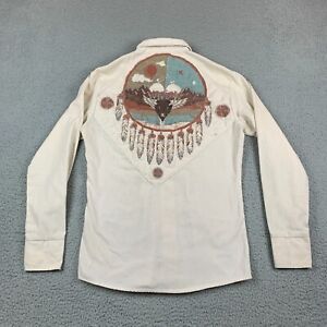 Vintage Kennington LTD California Shirt Mens Size S Button Long Sleeve Western