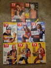 TV Guide Magazine 8 Issue Lot WWF WWE WCW NWO 1998-2000 Chyna Hogan The Rock