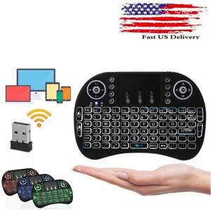 Mini i8 Wireless Keyboard 2.4G with Touchpad for PC Android Desktop PC TV Box~