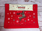 NEW Set Of 4 Johanna Parker Christmas Reindeer Placemats Holiday Retro