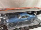 1/18 SCALE MODEL HIGHWAY 61 1970 Ford Mustang Mach I blue