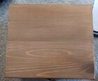 Wooden Storage Box with Hinged Lid - Large Wood Keepsake Boxes - Front Clasp New