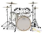 DW 4pc Design Series Standard Maple Drum Set Gloss White