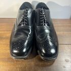 Florsheim Lexington 17066-01 Black Leather Wingtip Oxford Shoes. Men's US 11.5 D