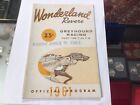 Wonderland Revere Dog Track Greyhound Racing 1961 Official Program