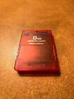 Free McBoot FMCB 1.966 PlayStation 2 PS2 Memory Card 8MB OEM Sony Magic Gate Red