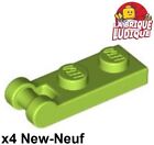 LEGO 4x Plate Modified 1x2 with Handle on End Lemon Green/Lime Handle 60478 NEW