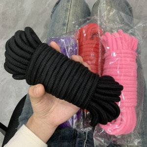 33ft Cotton Bondage Soft Rope Restraint Tie Up Fetish Shibari SM Sex Binding Toy