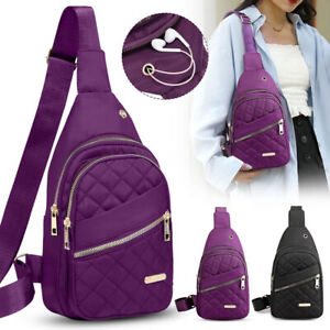 Women Fanny Packs Crossbody Shoulder Bag Chest Sling Travel Sports Backpack US