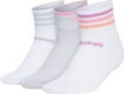 Adidas Womens Performance Low Cut 3 Stripe Socks Size 5-10 3 Pair