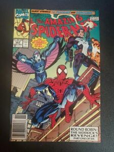 Amazing Spider Man # 353 Round Robin Part 1. Marvel Comics Punisher Appearance