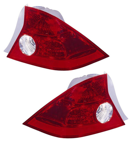 For 2004-2005 Honda Civic Coupe Tail Light Set Driver and Passenger Side (For: 2005 Civic)