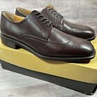 Florsheim Imperial Oxford Wingtip Dress Shoes Men's 10 Dark Brown Lancaster NEW
