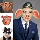 Masquerade Halloween Latex Funny Animal Pig Mask Carnival Party Cosplay Costumes