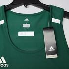 NWT Mens Adidas Climacool Green Sleeveless Athletic Tank Top Singlet Perforated