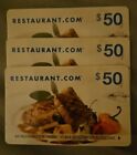 Get 3 $50 Restaurant.com gift cards