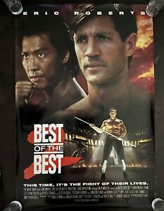 Original Movie Poster Best of the Best 2 1980s Eric Roberts Martial Arts 27”x40”