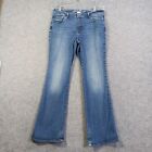 Eddie Bauer Jeans Womens Size 10 Bootcut Blue Denim Stone Wash Slightly Curvy