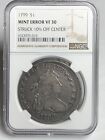 1799 $1 Draped Bust Dollar 10% Off Center NGC VF30 WOW!! 6323075-010