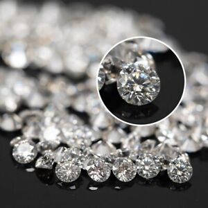 2.00 mm Round Cut HEGH QUALITY Simulated Diamond 10 PCS Loose Stone