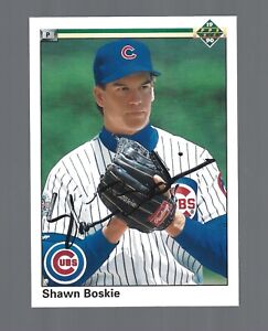 New ListingShawn Boskie AUTOGRAPH RC Chicago Cubs 1990 Upper Deck #722 AUTO Baseball Iowa