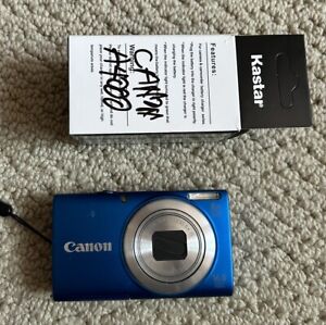 New ListingCanon Powershot A4000 IS 16.0MP Digital Camera Blue with Charger