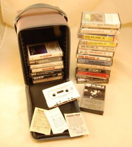 New Listing21 Country Cassettes: Willie Nelson & Hank Williams Jr. +Case Logic CD Case