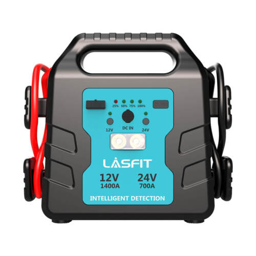 Lasfit Jump Starter Lithium-ion Portable Power Station 12V 24V Auto Detection
