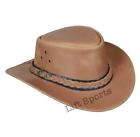 New Men's Stylish Cowboy Hat Western Original Cow Hide Genuine Leather