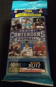 2021 Panini Contenders NFL Football Value Fat Pack - 22Cards