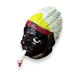 New ListingAntique Indian Chief With Cigarette Celluloid Sewing Tape Measure