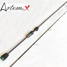 ArtemisX Spinning Fishing Rod 6'6'' Fast Action 1-6lb Solid Carbon Trout Rod L