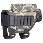 Rifle Buttstock Cheek Rest Riser Ammo Cartridges Carrier Case Shell Holder Pouch