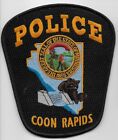 Coon Rapids Police State Minnesota MN Colorful