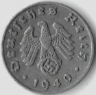 Rare Old WWII German War Coin WW2 Germany Military Army Civil Collection Cent us