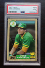 1987 TOPPS #620 JOSE CANSECO PSA 9
