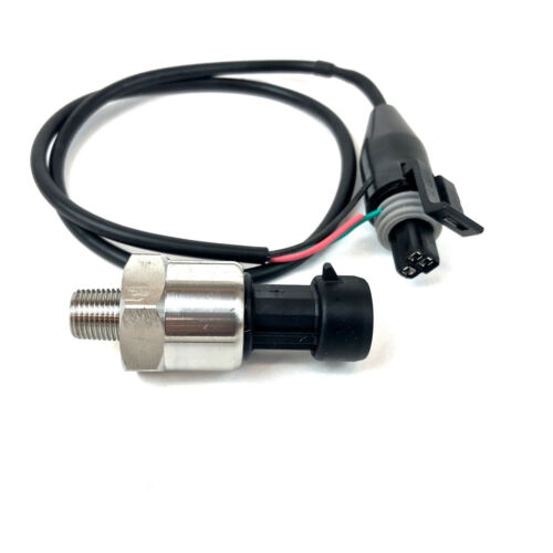 UNIVERSAL 5V PRESSURE TRANSDUCER SENDER 100 PSI OIL FUEL AIR WATER W/ CONNECTOR