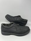Dr Scholls Work Shoes Arlington Black Textured Leather Oxford Mens Size 12 M