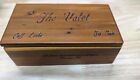 New ListingThe Valet Cufflinks Tie Tacs Box  O'Hare International Airport Wooden Lined Box