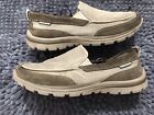 Skechers Shoes Mens 12  Tan Relaxed Fit Melvin Superior Slip On Loafers
