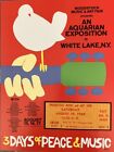 1969 Woodstock Promo Poster With Ticket #02991.