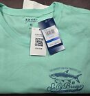 🔥 Men's IZOD Saltwater T-Shirt The Salty Breeze Ocean Bar Grill Sz XL Ice Green