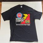 Vintage Detroit Pistons World Champions NBA Basketball Logo T-Shirt Mens XXL